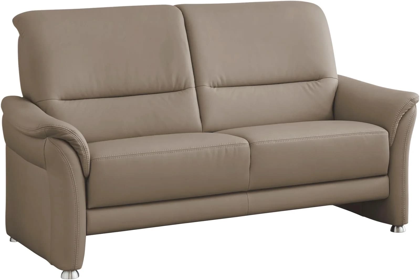 2,5-Sitzer Sofa DIE PLANBAR Federkernpolsterung Glattleder