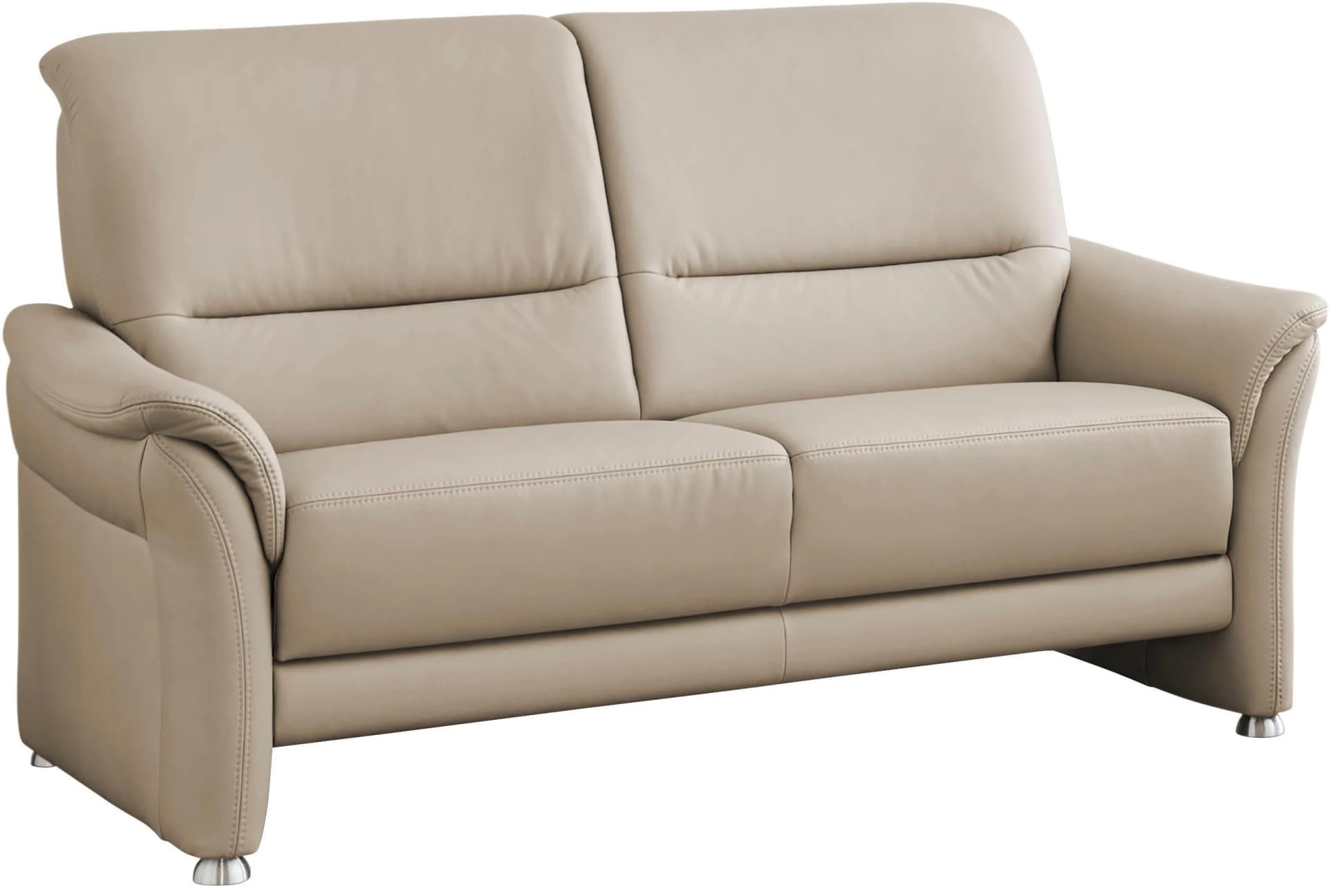 2,5-Sitzer Sofa DIE PLANBAR Federkernpolsterung Glattleder