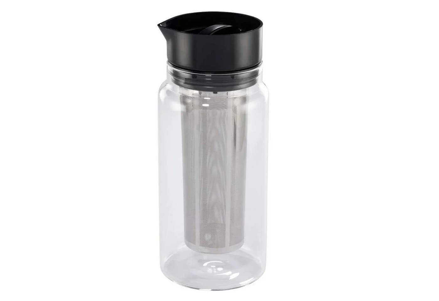 Xavax Cold Brew Zubereiter 1l Glas Kanne mit Edelstahl-Filter