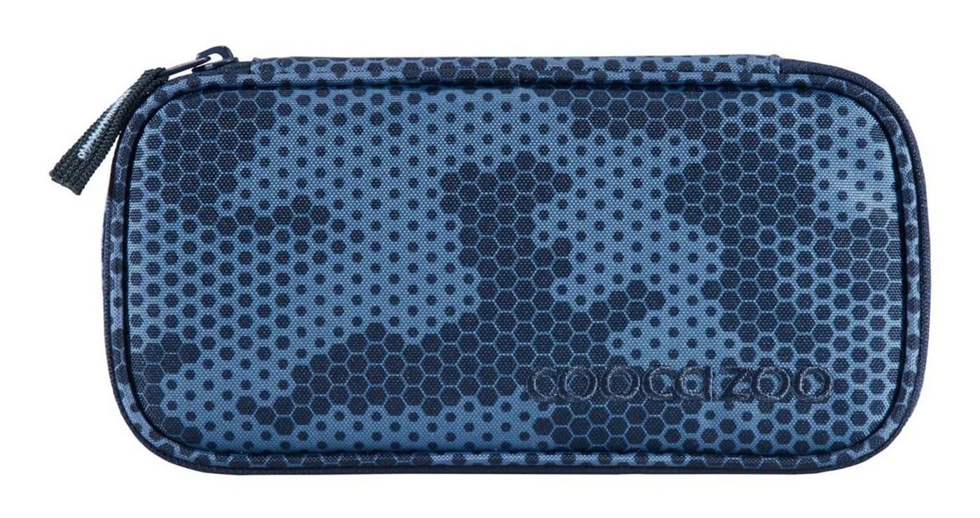 coocazoo Federmäppchen Schlampermäppchen Geometric Sky Blau Grau