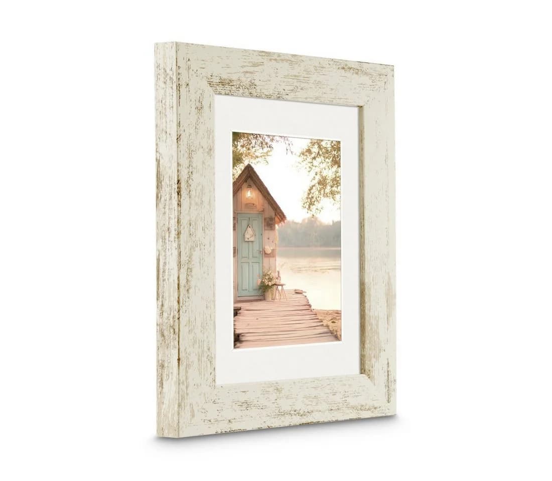 Hama Bilderrahmen "Cottage" Altweiß 10x15 cm Shabby Chic