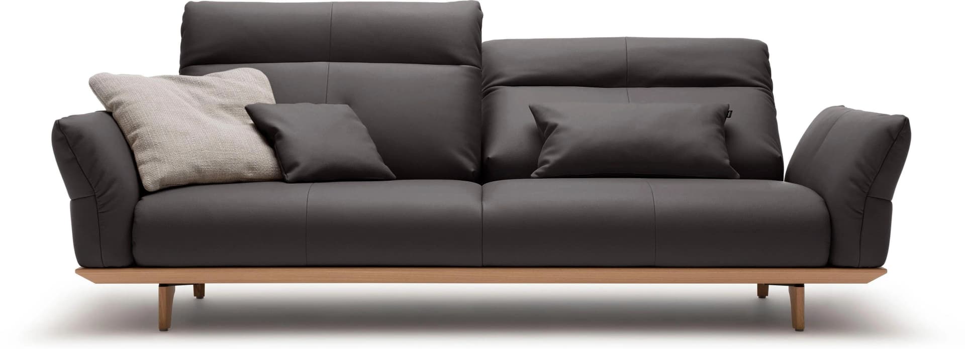 Creation by Rolf Benz 3,5-Sitzer Sofa CR.460 Braun Echtes Rindsleder