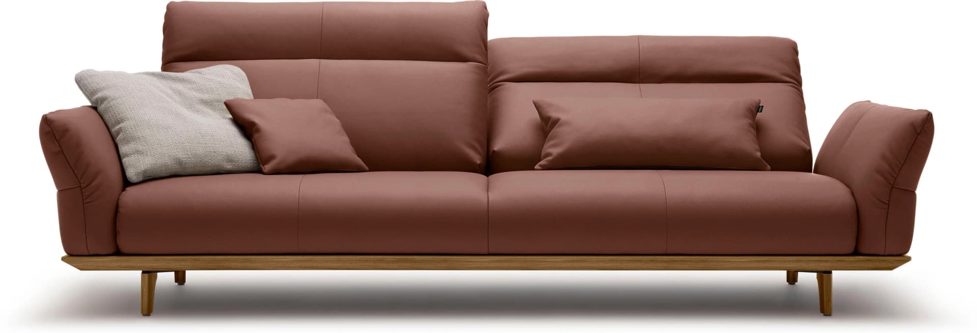 4-Sitzer Sofa CR.460 Creation by Rolf Benz in Signalbraun