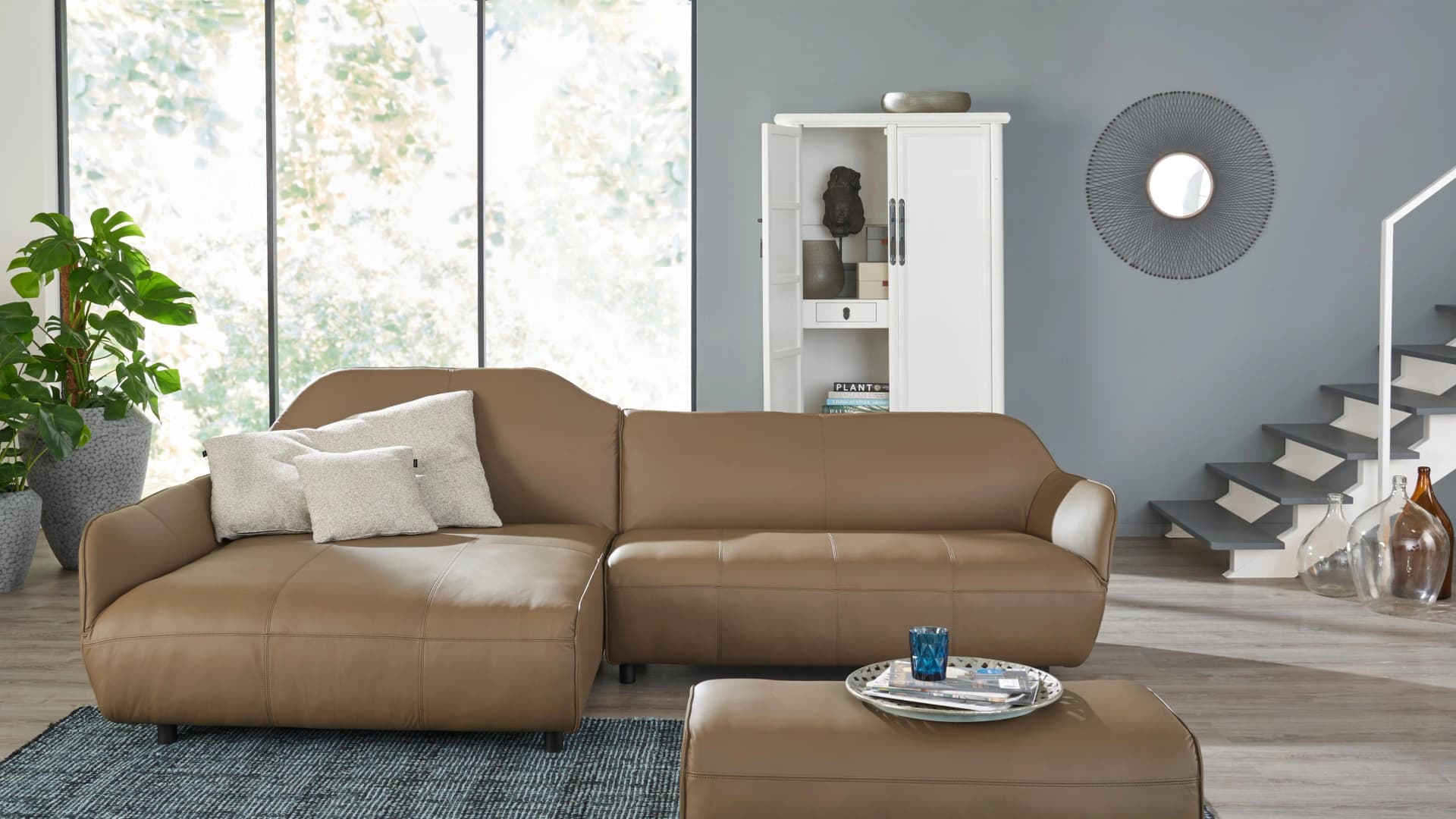 Hockerbank CR.480 Beige Creation BY ROLF BENZ