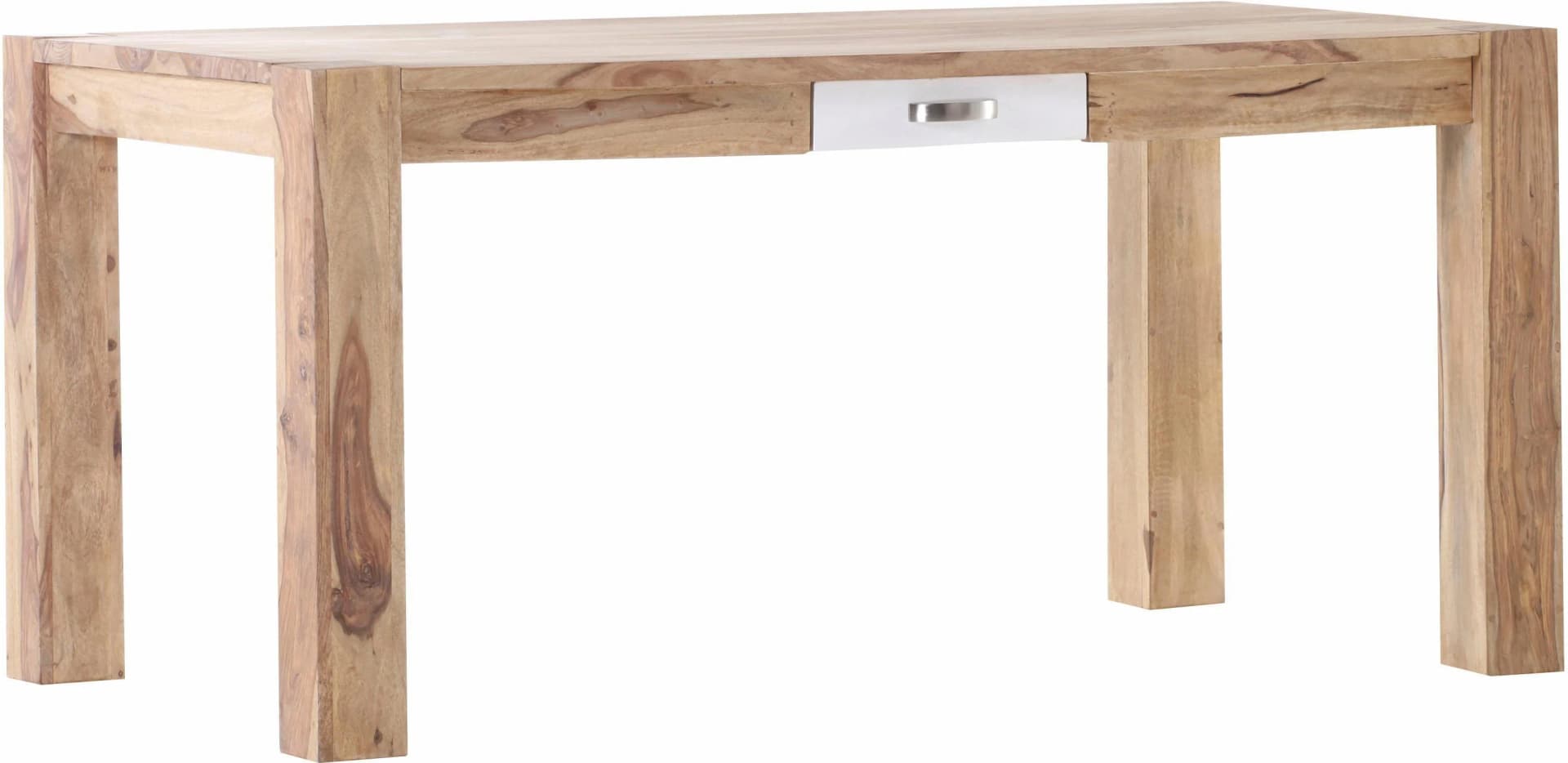 GUTMANN FACTORY Esstisch Vienna Beige Weiß mit Schubladen