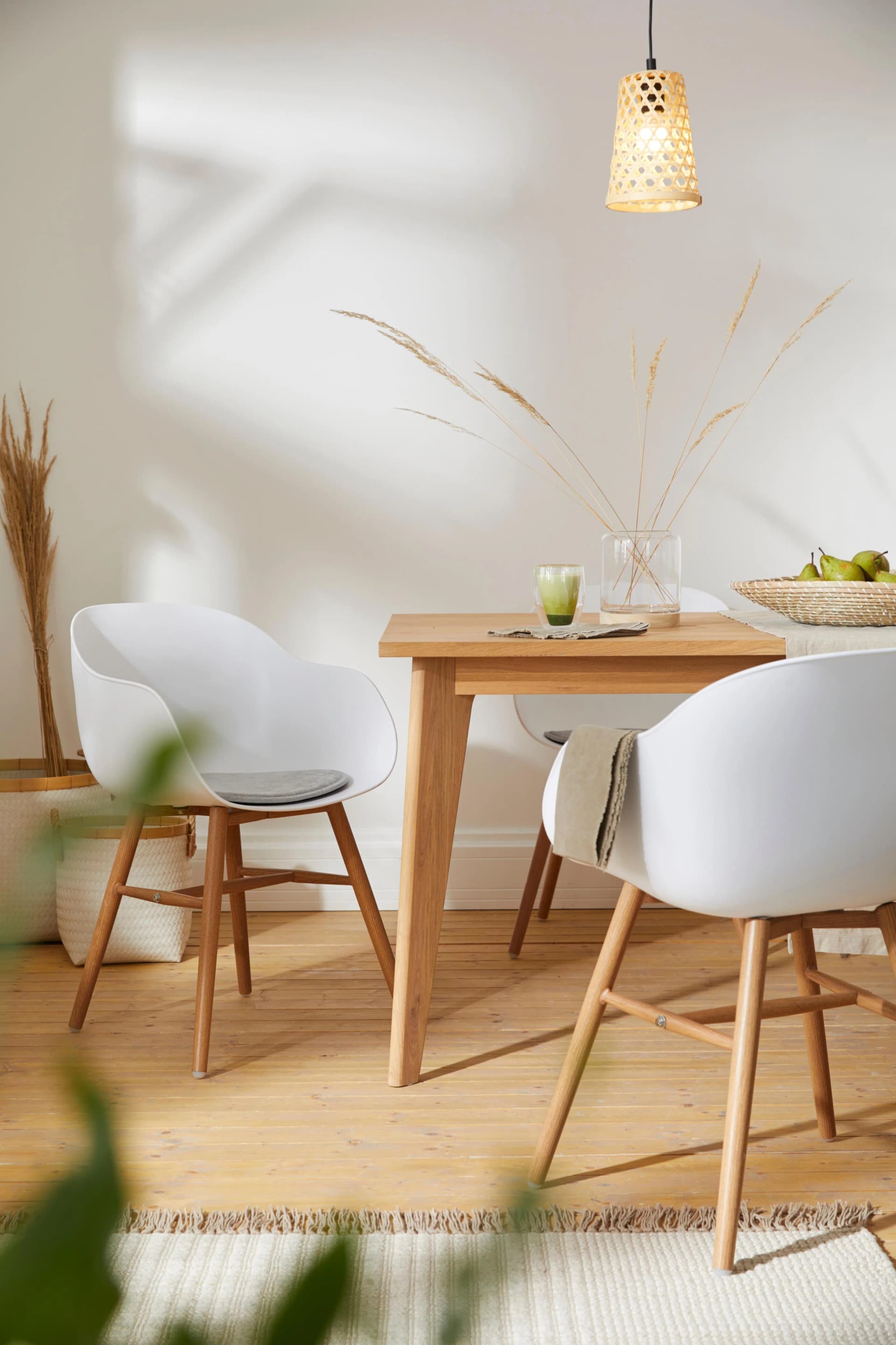 GUTMANN FACTORY Aufbewahrungskorb Set Borgholm Beige Bambus