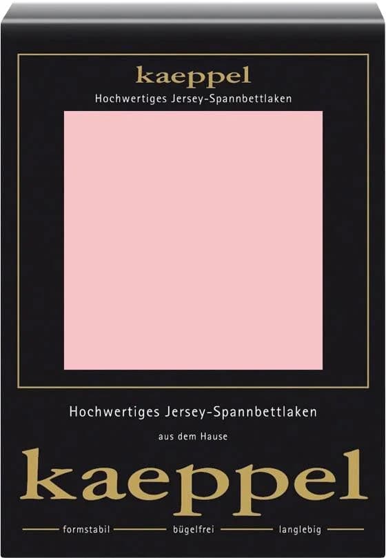 Kaeppel Spannbettlaken Jersey 100% Baumwolle Rosa