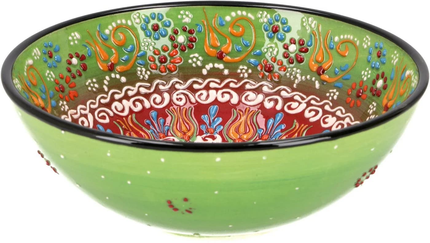 Guru-Shop Dekoschale Orientalisch Keramikschüssel 21 cm