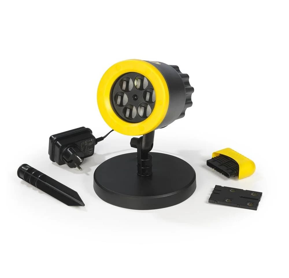 BVB LED Motivstrahler Schwarz Wetterfest BVB-Logo Projektion