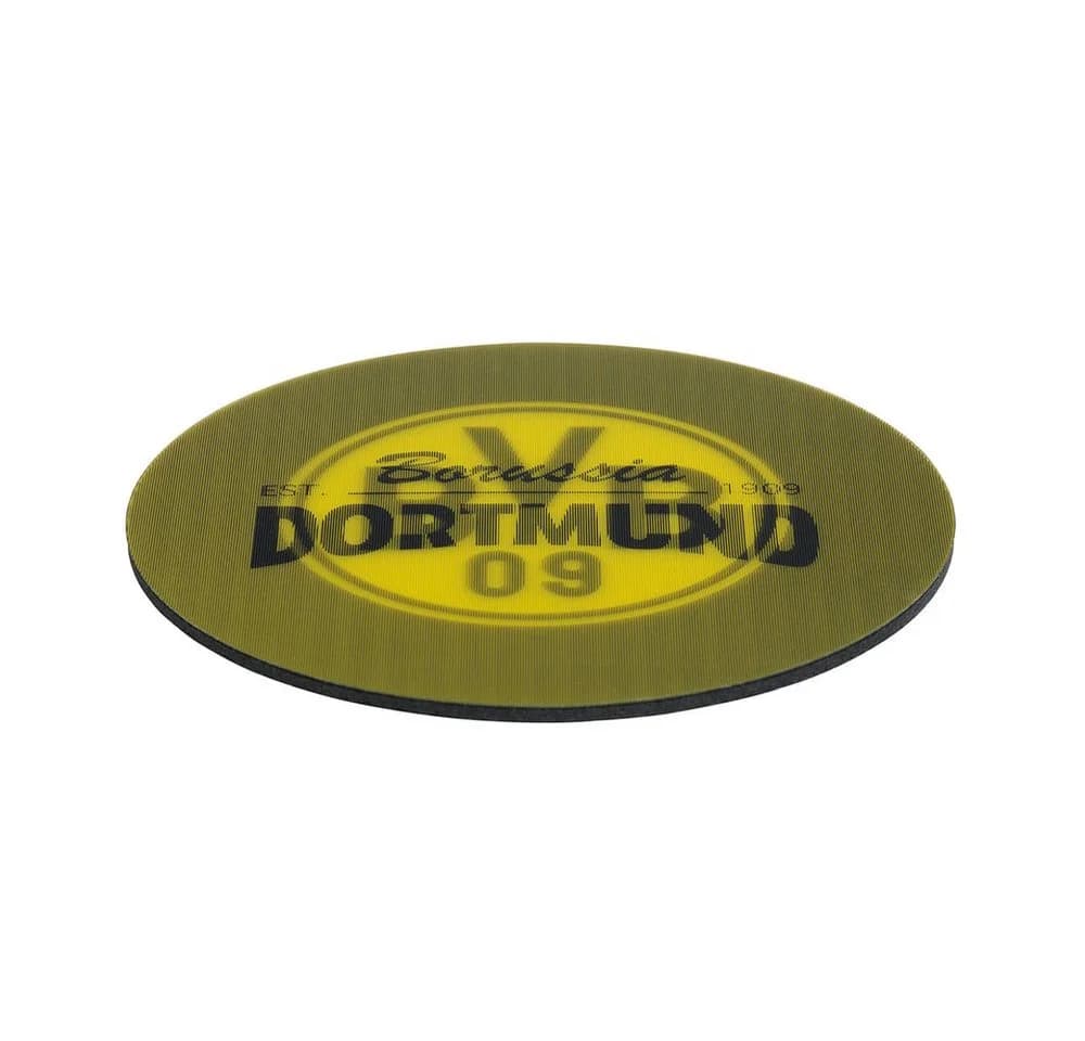 BVB Getränkeuntersetzer 3D 5er-Set Gelb/Schwarz