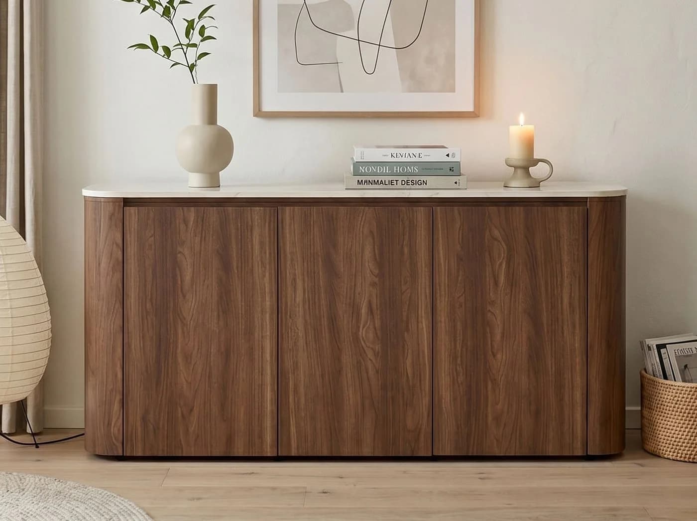 Jahnke Sideboard TRESOR SB 150 Marmor Look