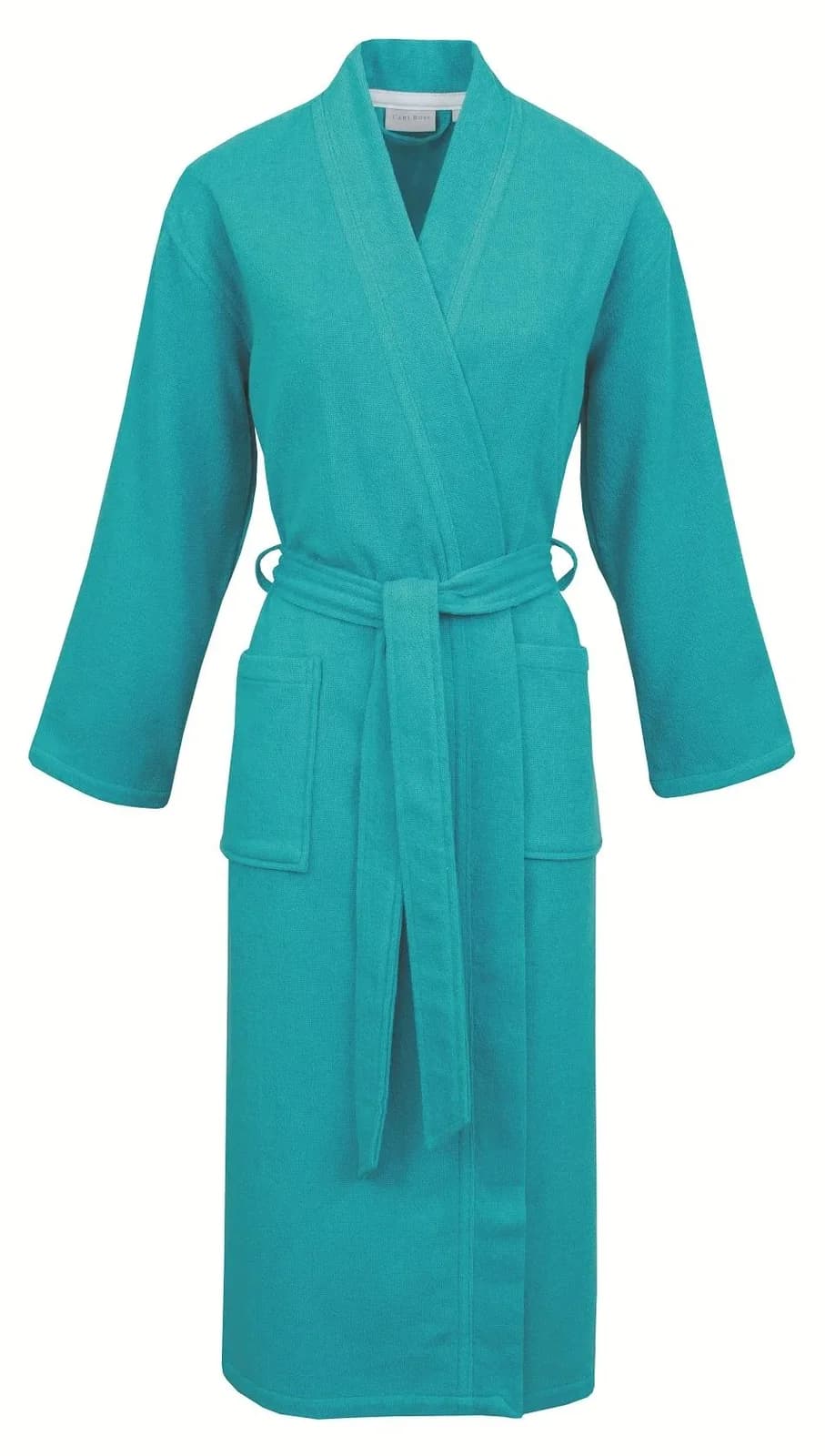 Carl Ross Unisex-Bademantel supercombed light Frottier Turquoise