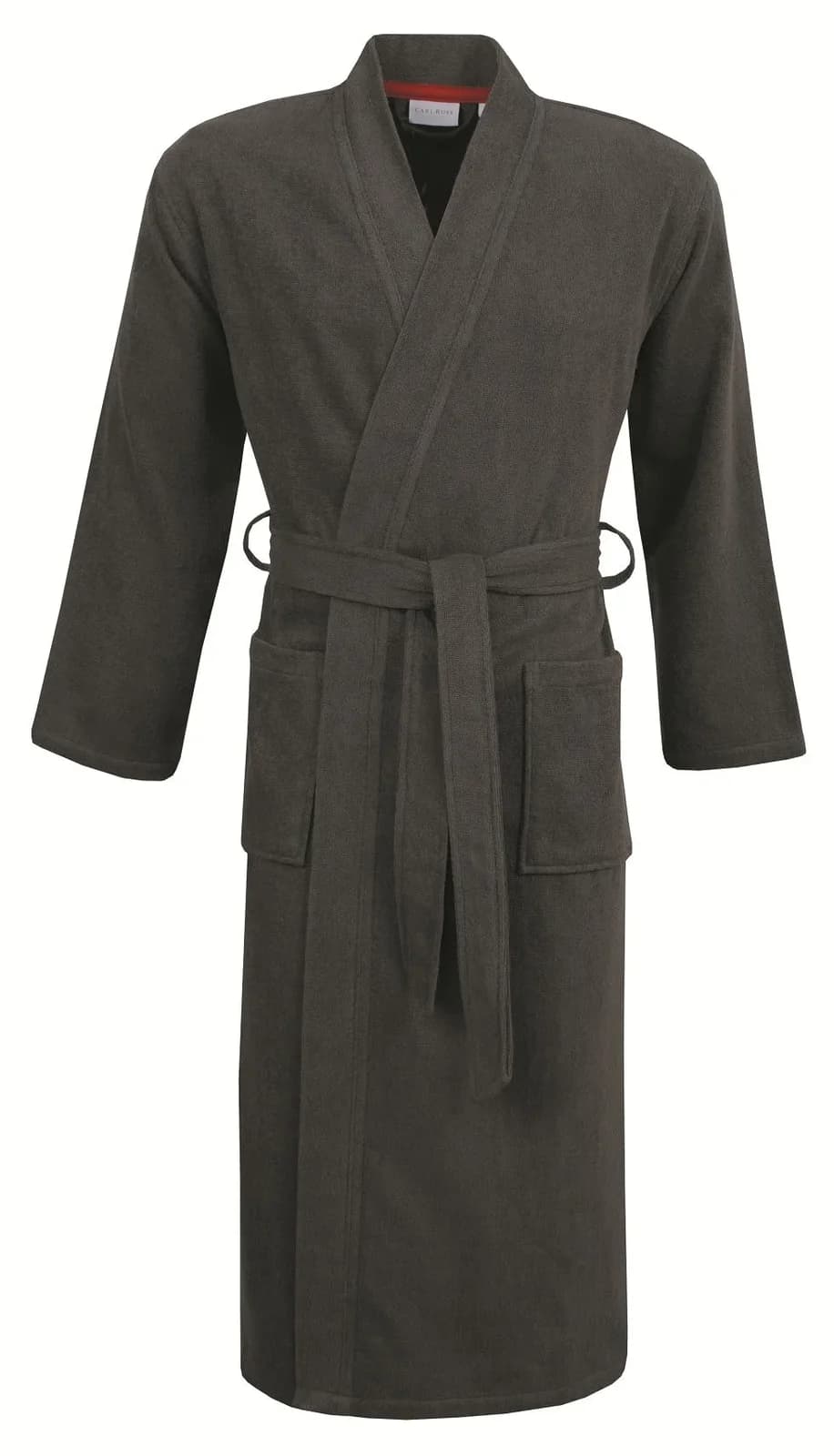 Unisex-Bademantel Carl Ross Frottier XL dunkelgrau