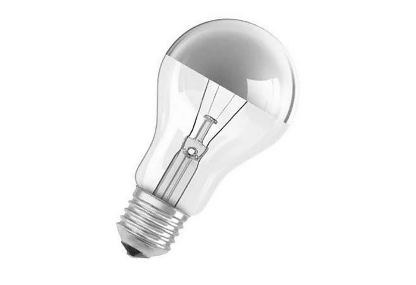 Osram Spezialleuchtmittel Kopfspiegellampe E27 silber dimmbar