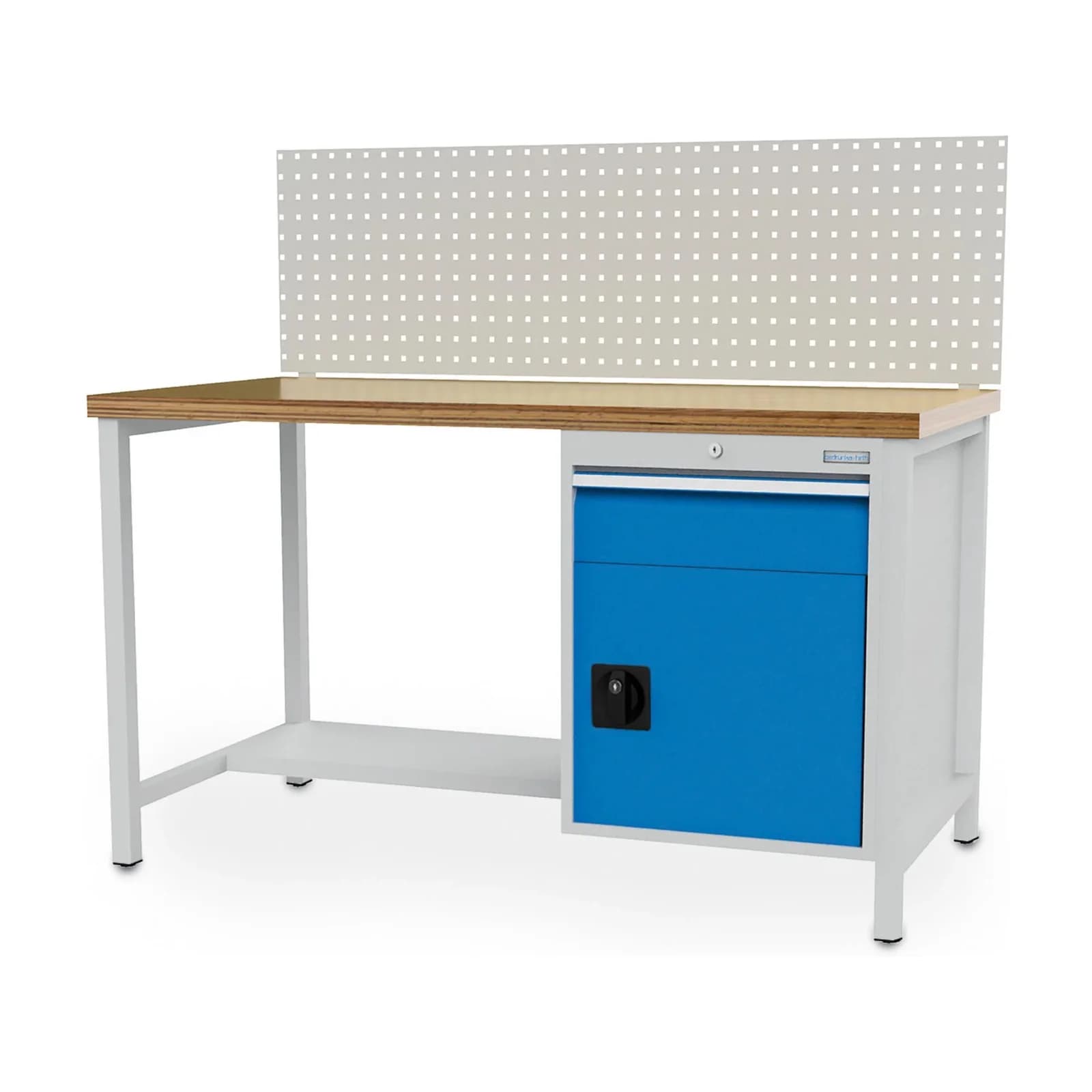 Bedrunka+Hirth Kastenwerkbank mit 1 Schublade Buche-Multiplex