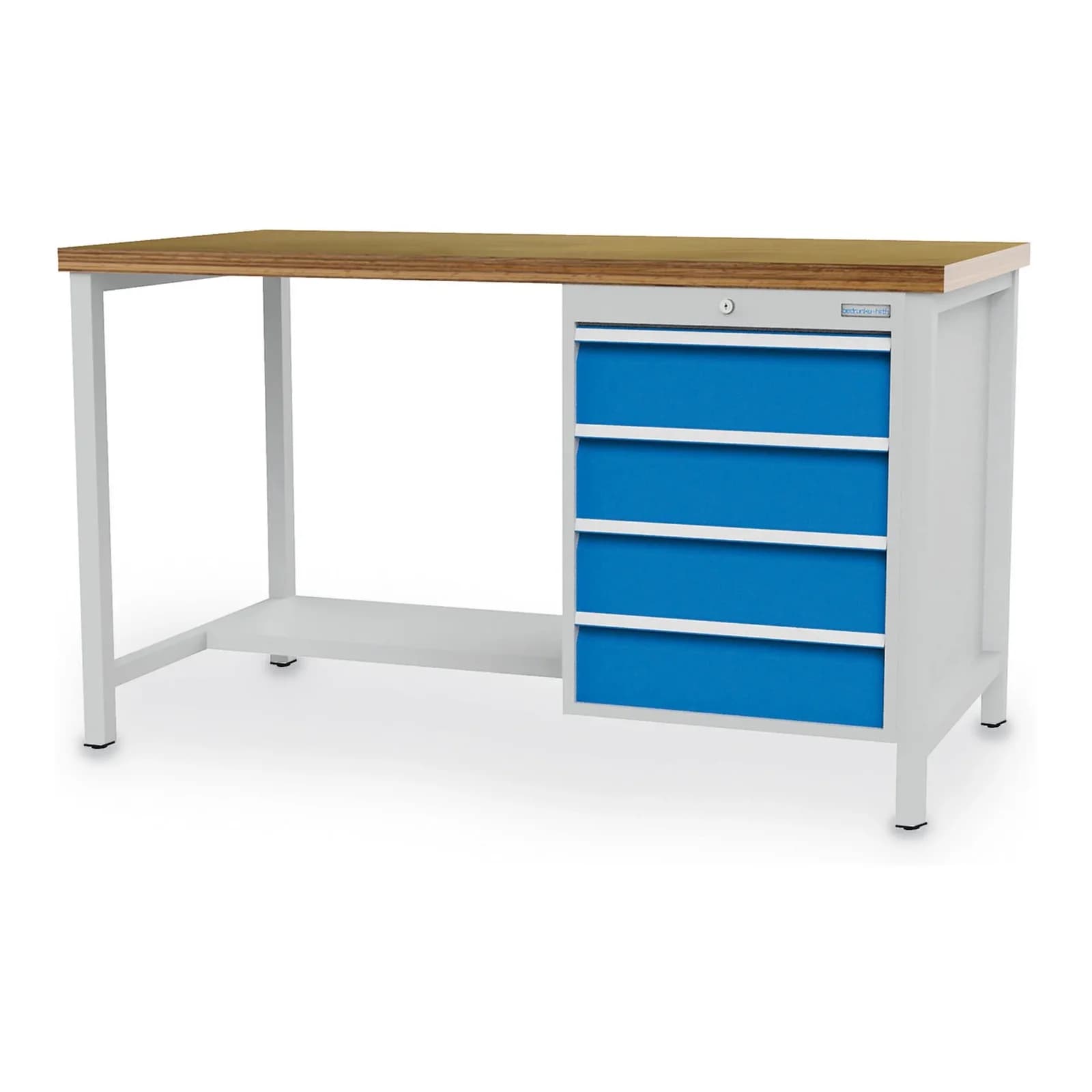 Bedrunka+Hirth Kastenwerkbank 1500 R 18-24 mit 4 Schubladen