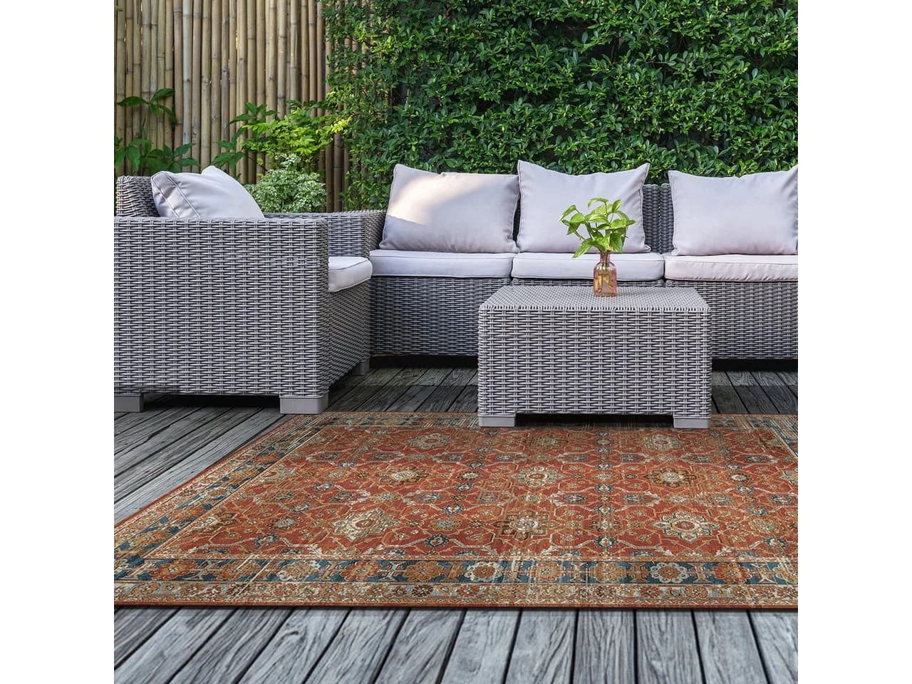 ArtUniverse Teppich Oriental Red Rechteckig