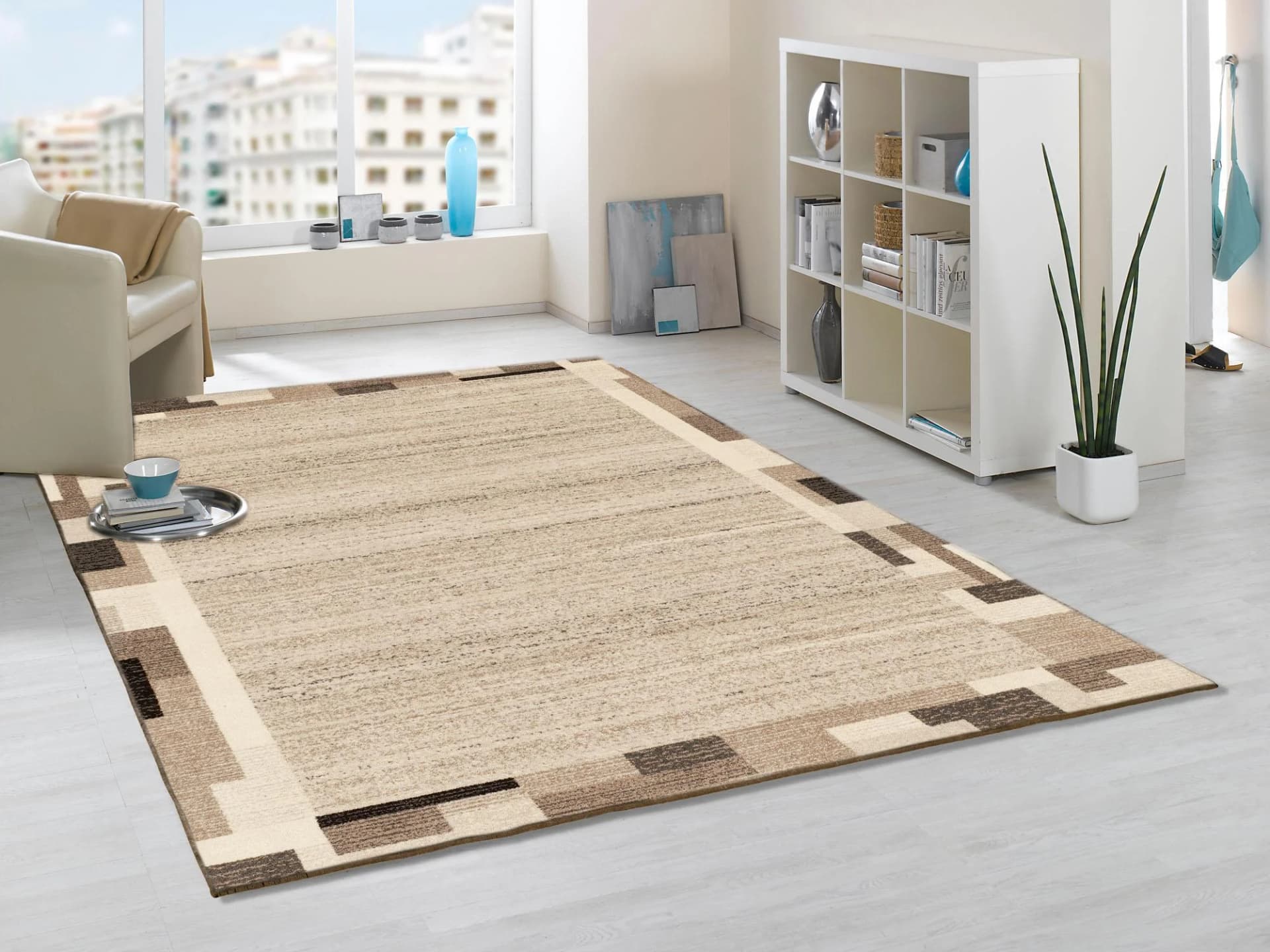 OCI Wollteppich Natura Kaja beige 65x130 cm