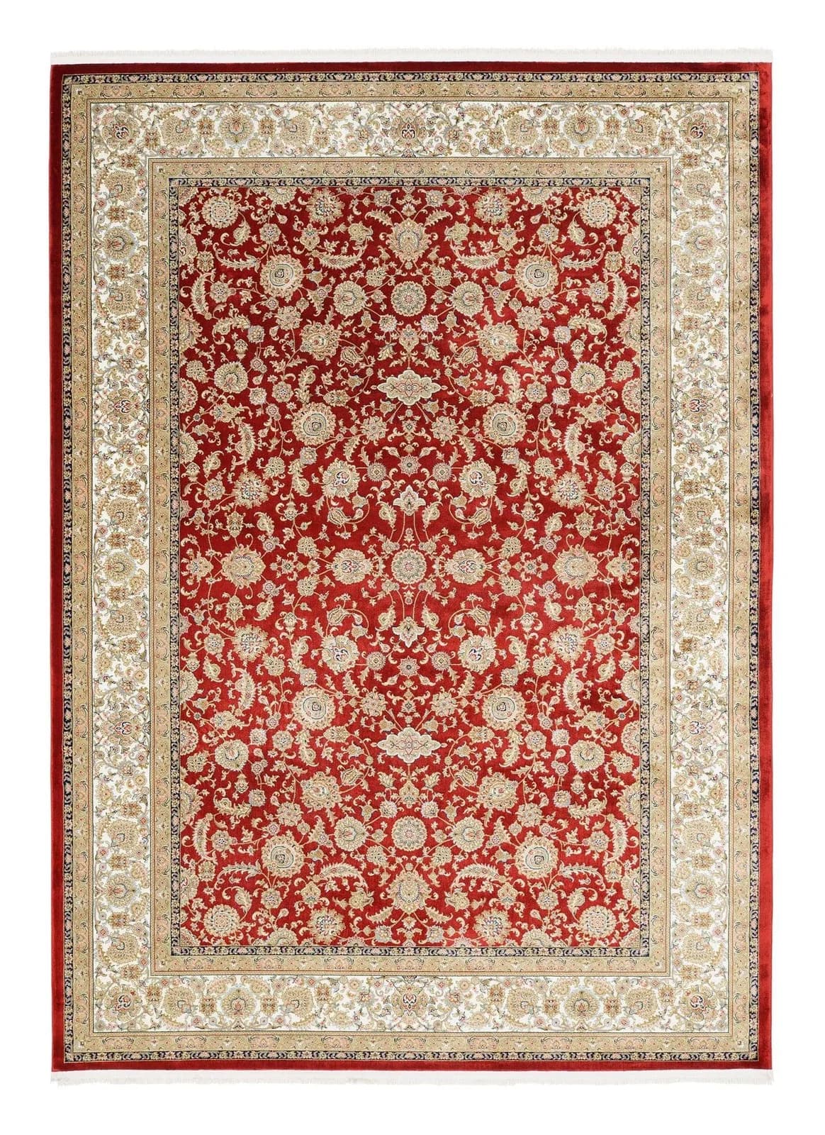 OCI Teppich Inspiration Keshan Rot Creme Vintage Orientalisch