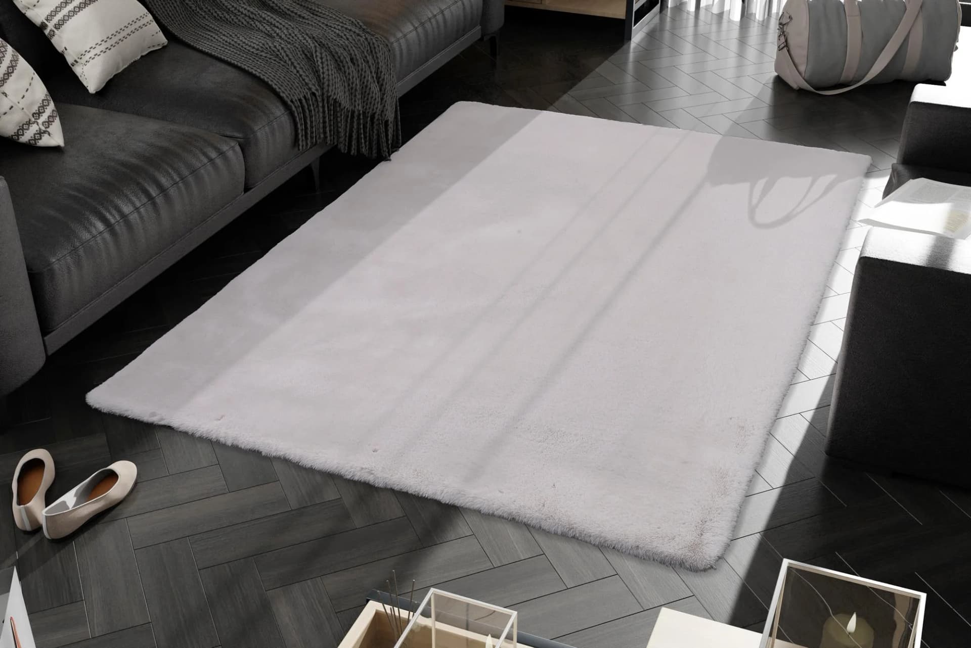 OCI Hochflor-Teppich ROCKY SOFT Braun Polyester
