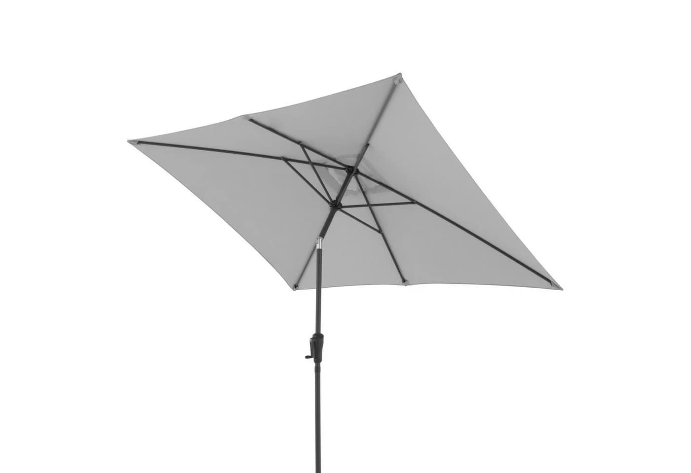doppler® LIFE Lift Sonnenschirm 250x200 cm Grau