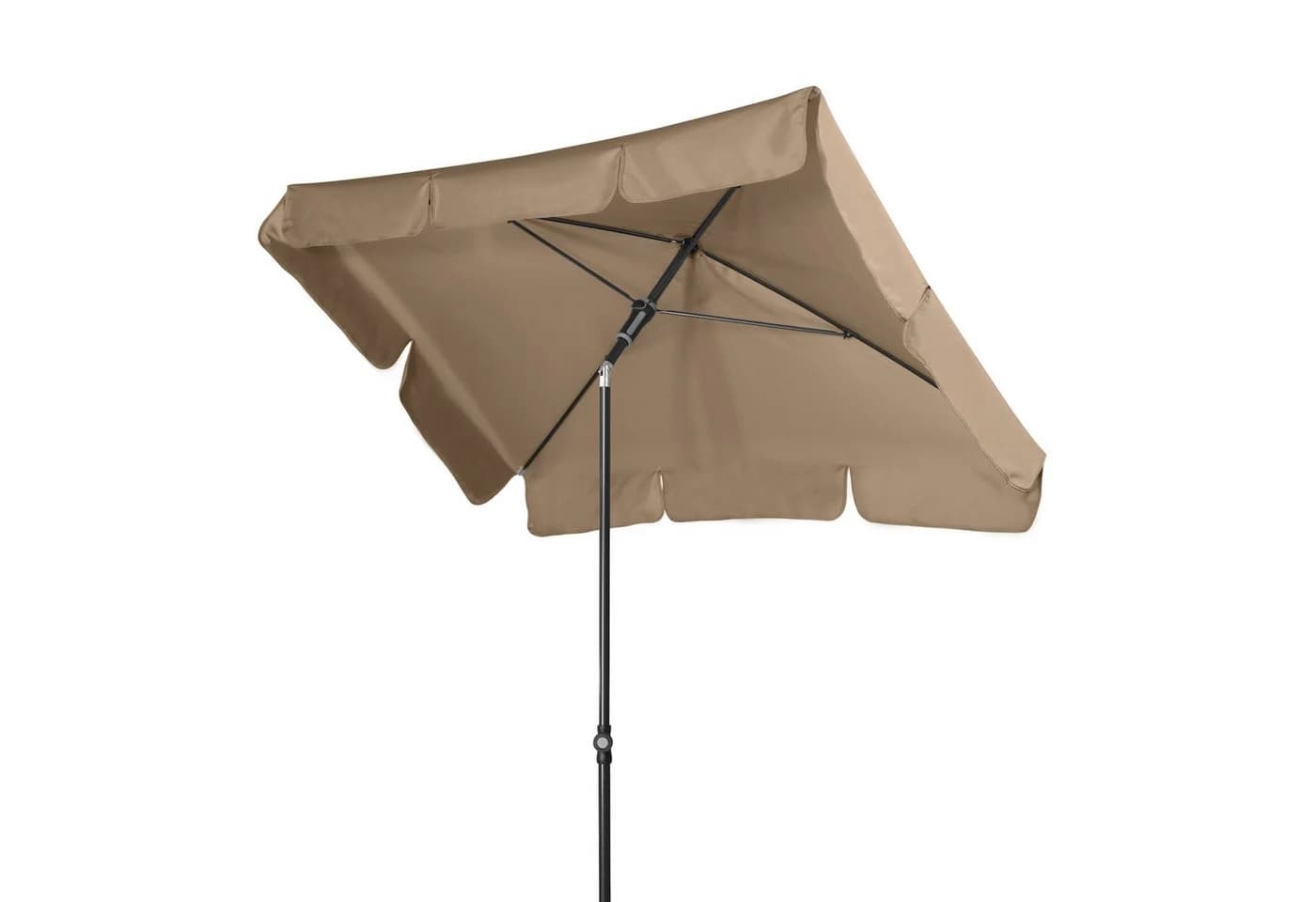 doppler® Sonnenschirm Sunline Manual Neo Waterproof 225x120 cm Rechteckig Grau