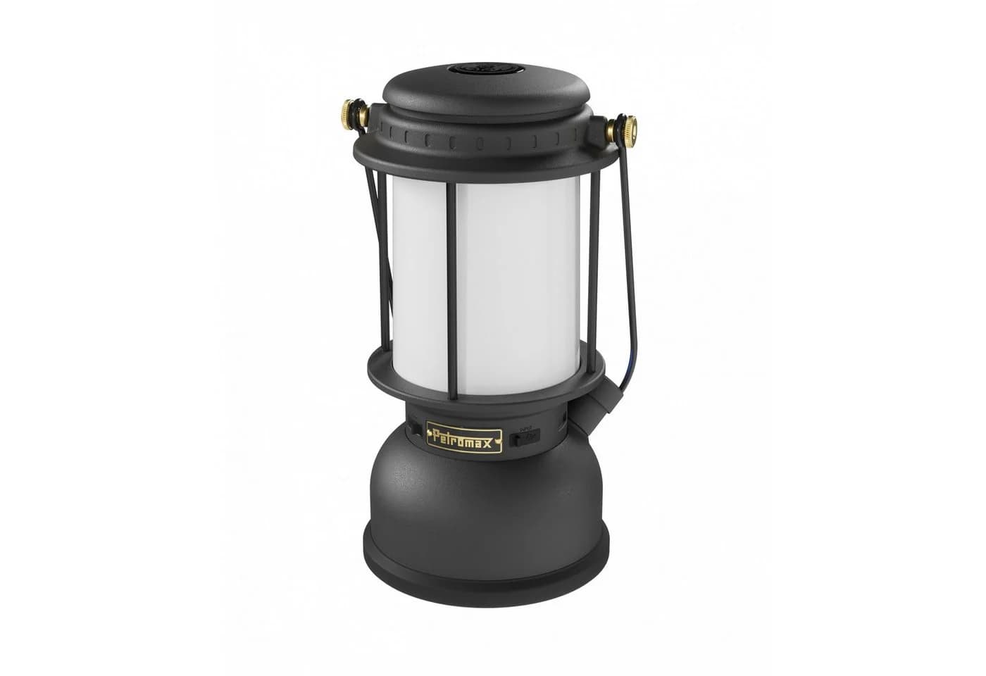 Petromax Gartenleuchte LM500 LED Laterne Schwarz Set inklusive Akku