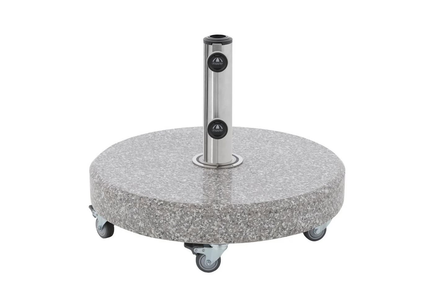 doppler® Sonnenschirmsockel CLICK-IT® Granit mit Rollen