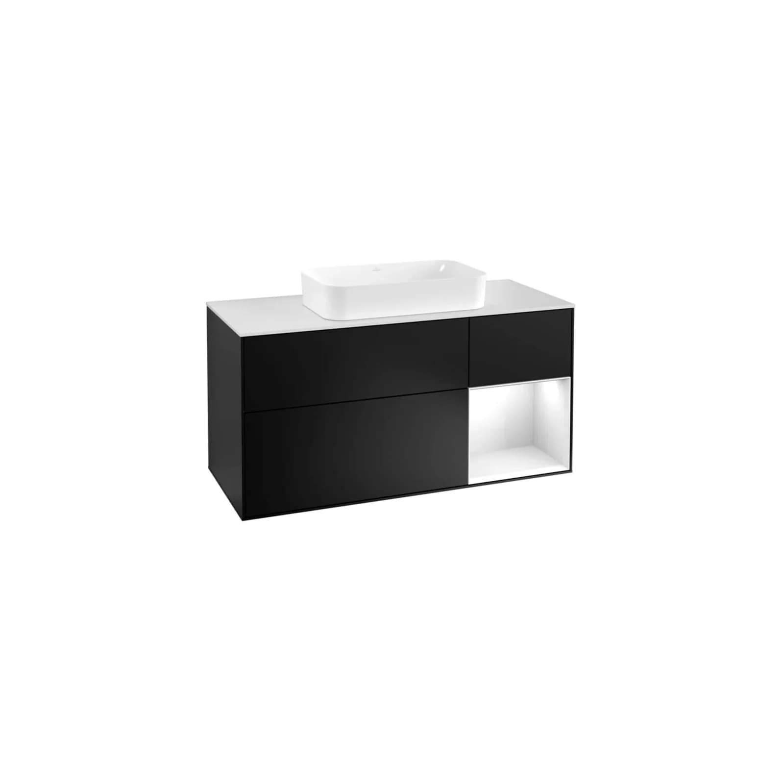 Villeroy und Boch Finion Waschtischunterschrank 120cm Weiß Matt