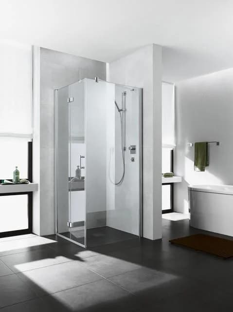 Kermi DIGA Seitenwand 780x1850 Silber Hochglanz ESG Opaco
