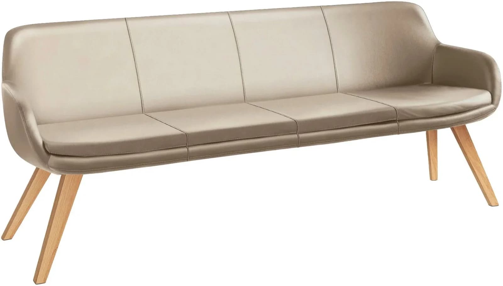 Essbank Tavia Beige Eiche Massiv Musterring