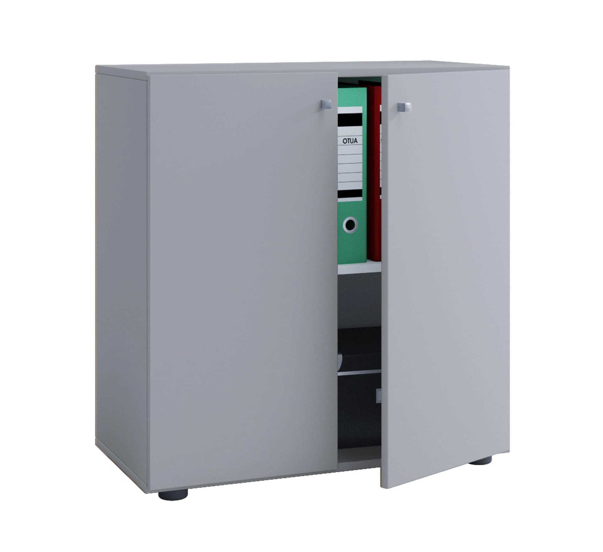 Aktenschrank Lona Grau Holz