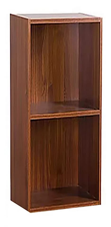 VCM Holzregal Offas 2f Braun Kern-Nussbaum