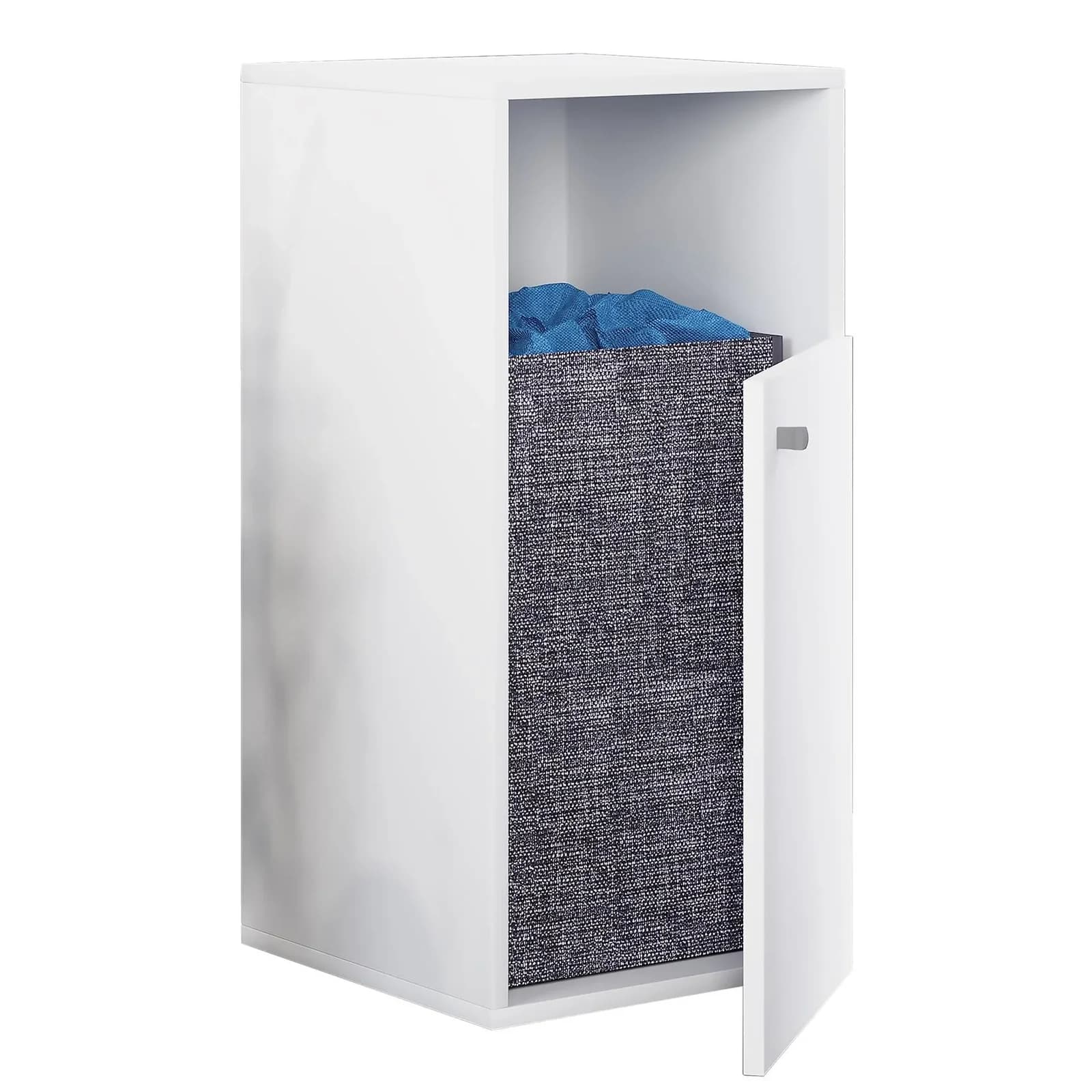 VCM Wäscheschrank Dreso L 1f Weiß Holz