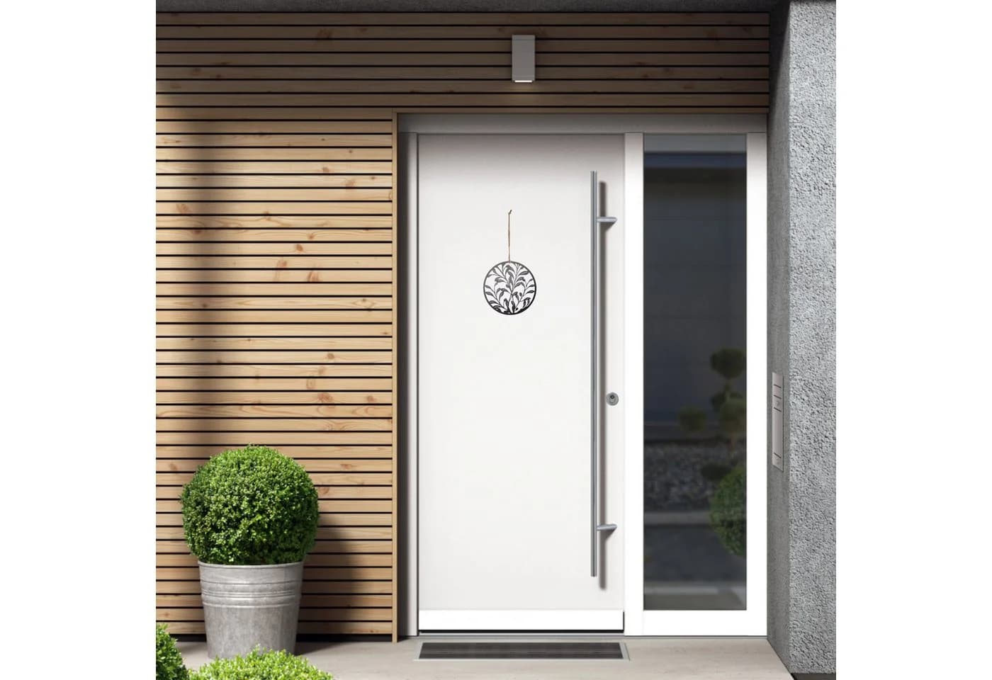 UNUS HOME Wanddekoobjekt Aufhänger Olivenblätter 25cm