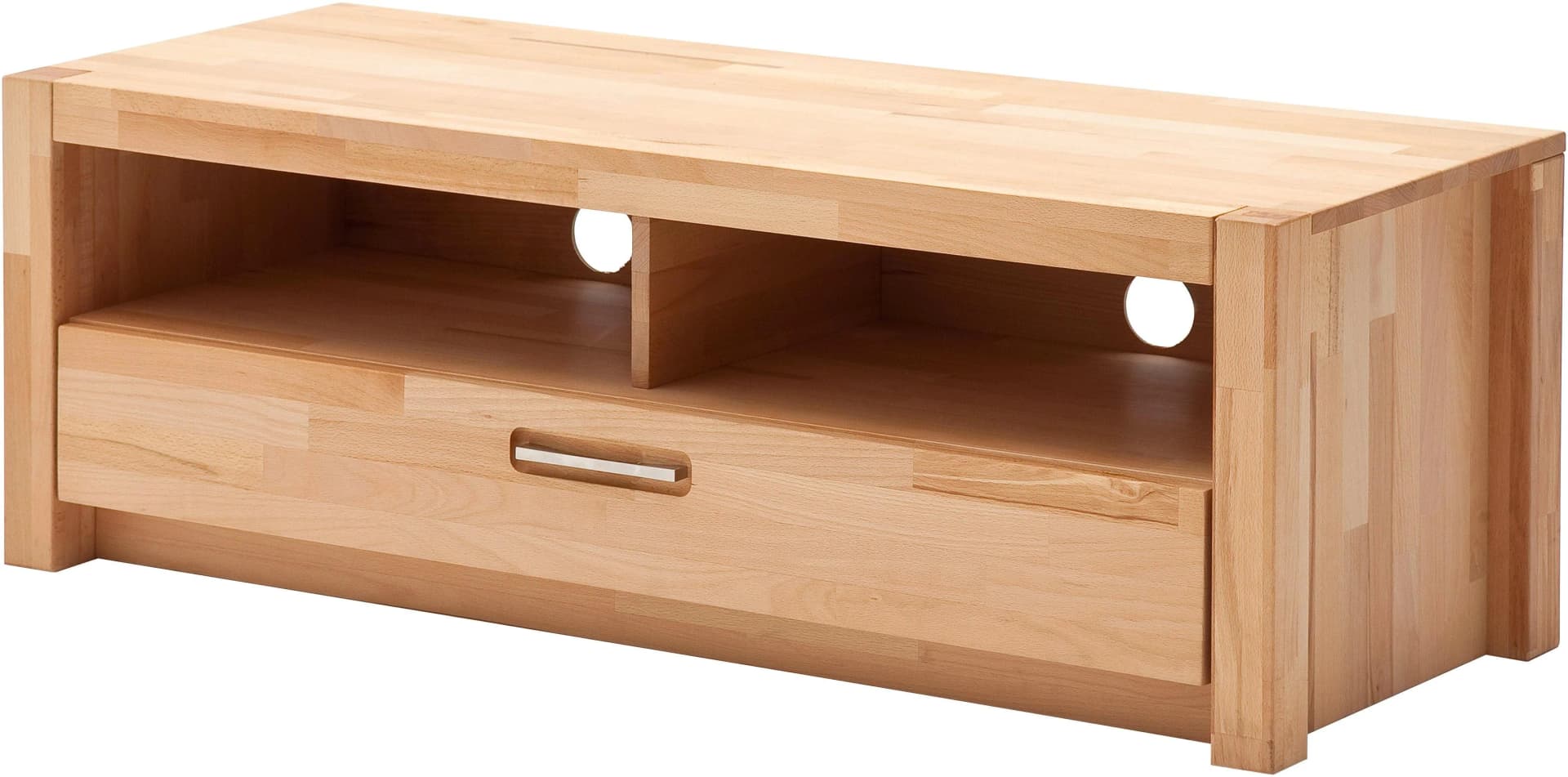 MCA LIVING Fenja Lowboard Kernbuche Massivholz 125cm