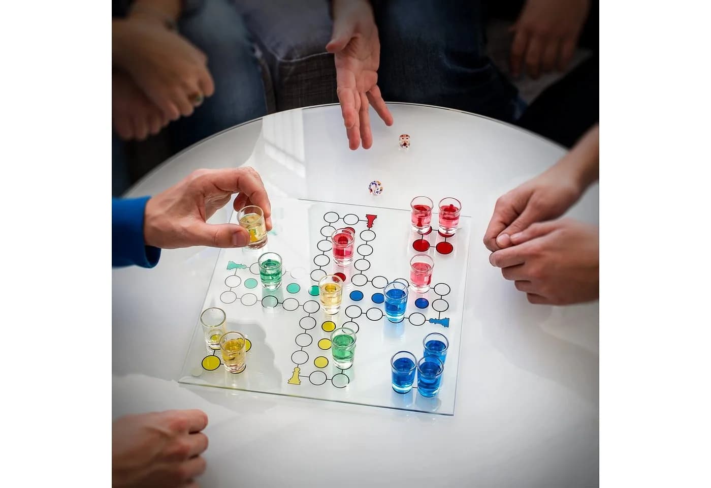 RELAXDAYS Drinking Ludo Spiel