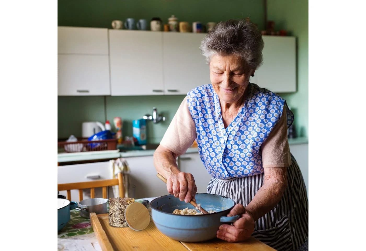 relaxdays Vorratsdosen 3er Set Glas mit Bambusdeckel transparent