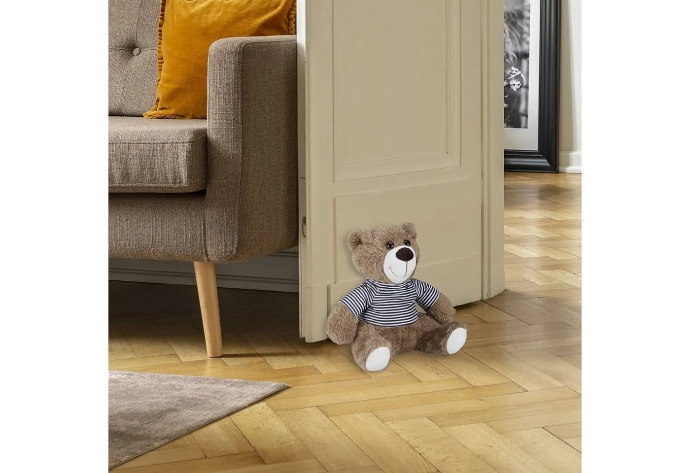 relaxdays Türstopper Teddybär Braun Polyester