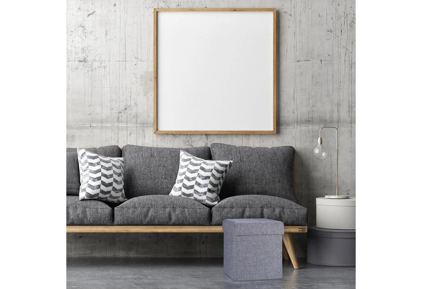 relaxdays Sitzhocker mit Stauraum Dunkelgrau Faltbar