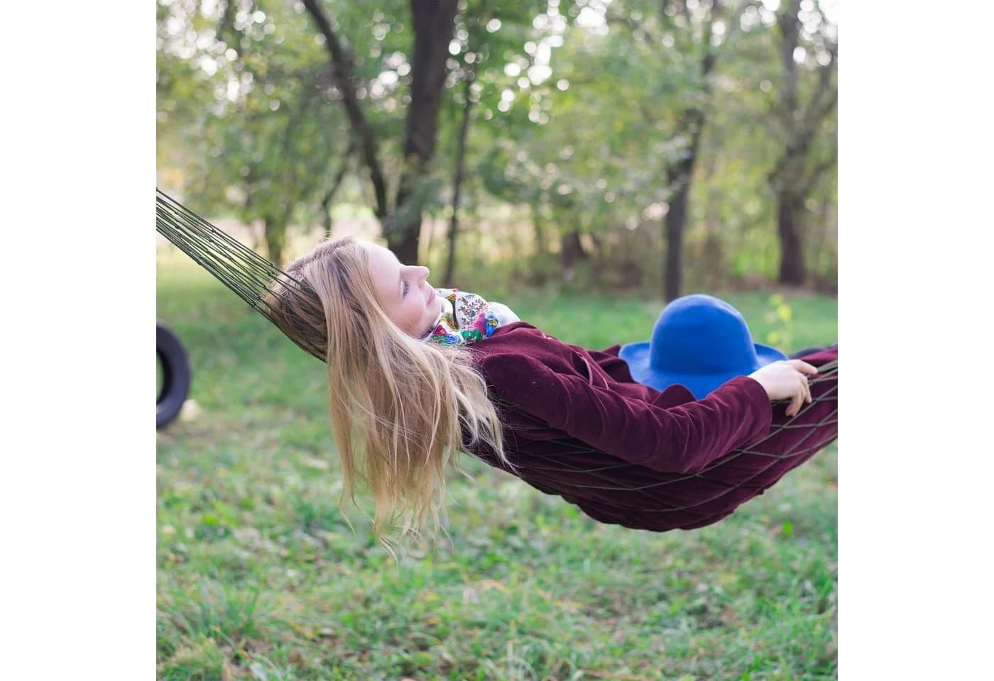 RELAXDAYS Netzhängematte für 1 Person Grün
