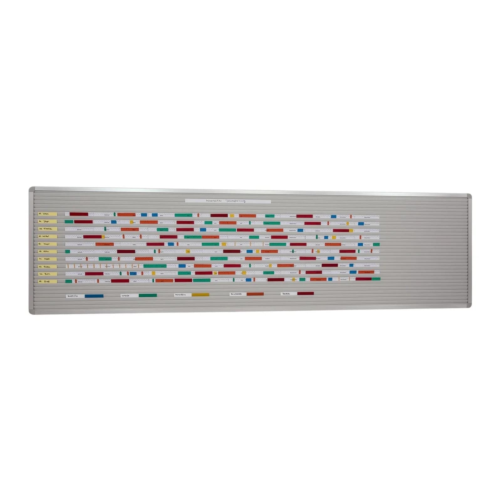 Eichner VISIPLAN-Tafel ohne Raster, 31 Schienen
