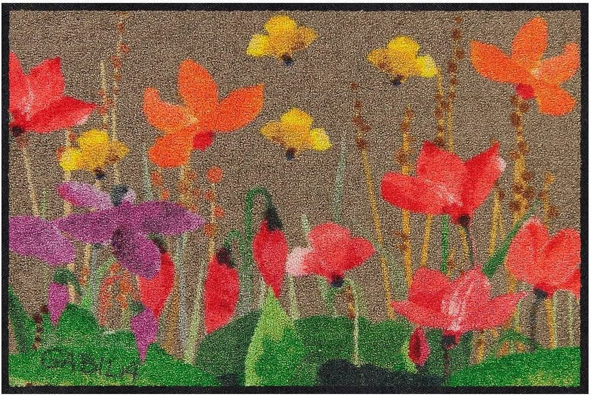 Fußmatte SALONLOEWE Blumenwiese-Motiv