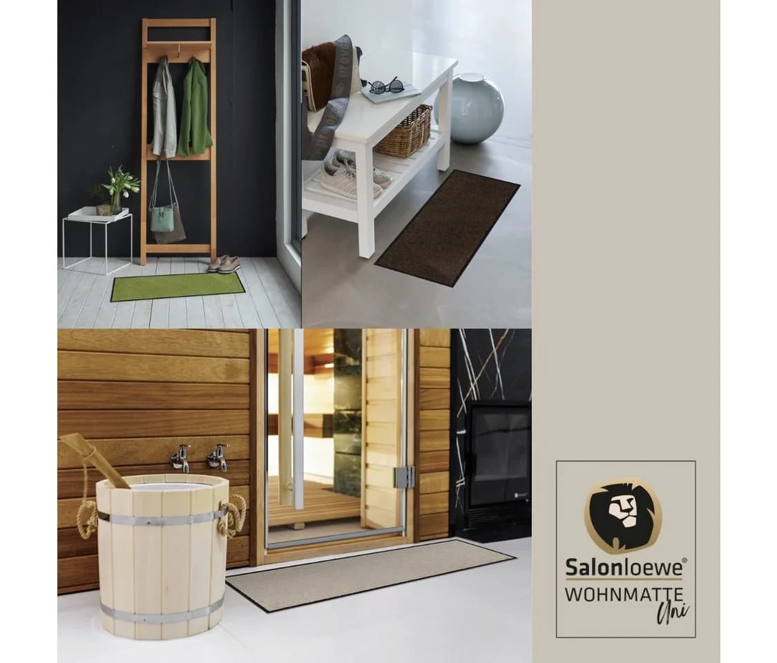 Salonloewe Fußmatte Läufer klein 30x100 anthrazit
