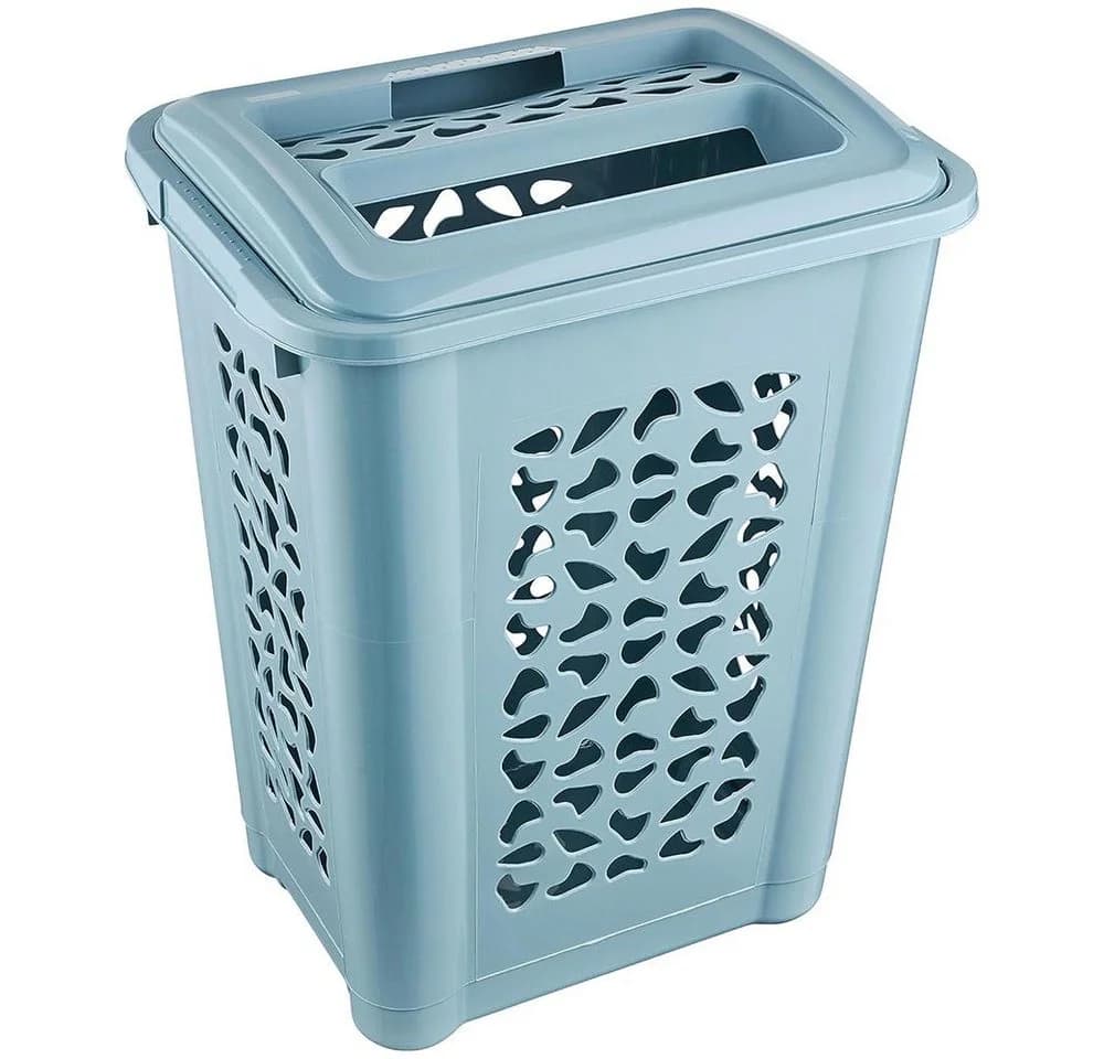 keeeper Wäschebox 60L Nordic Blue mit Einwurfschlitz