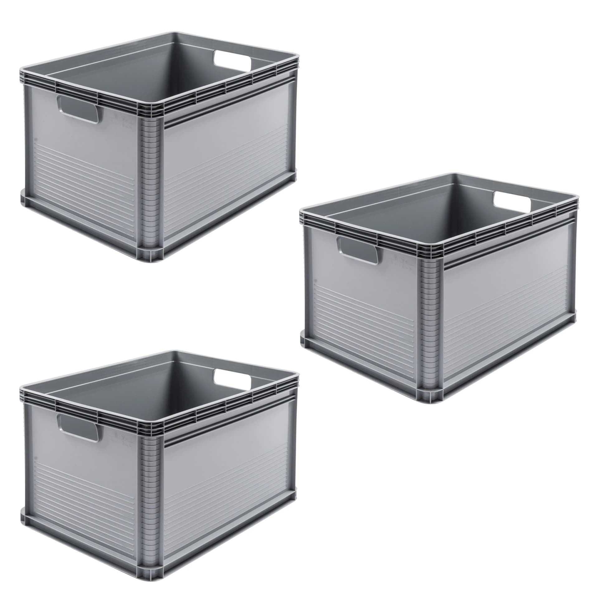 KEEEPER Transportbox Robert 3er Set 64 L Kunststoff