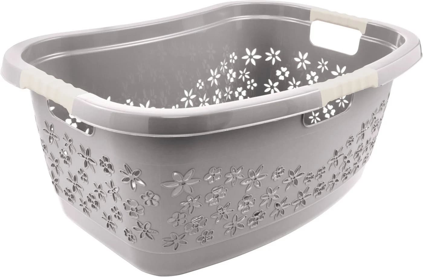 KEEEPER Wäschekorb Lasse 2er Set 50 l Nordic Grau