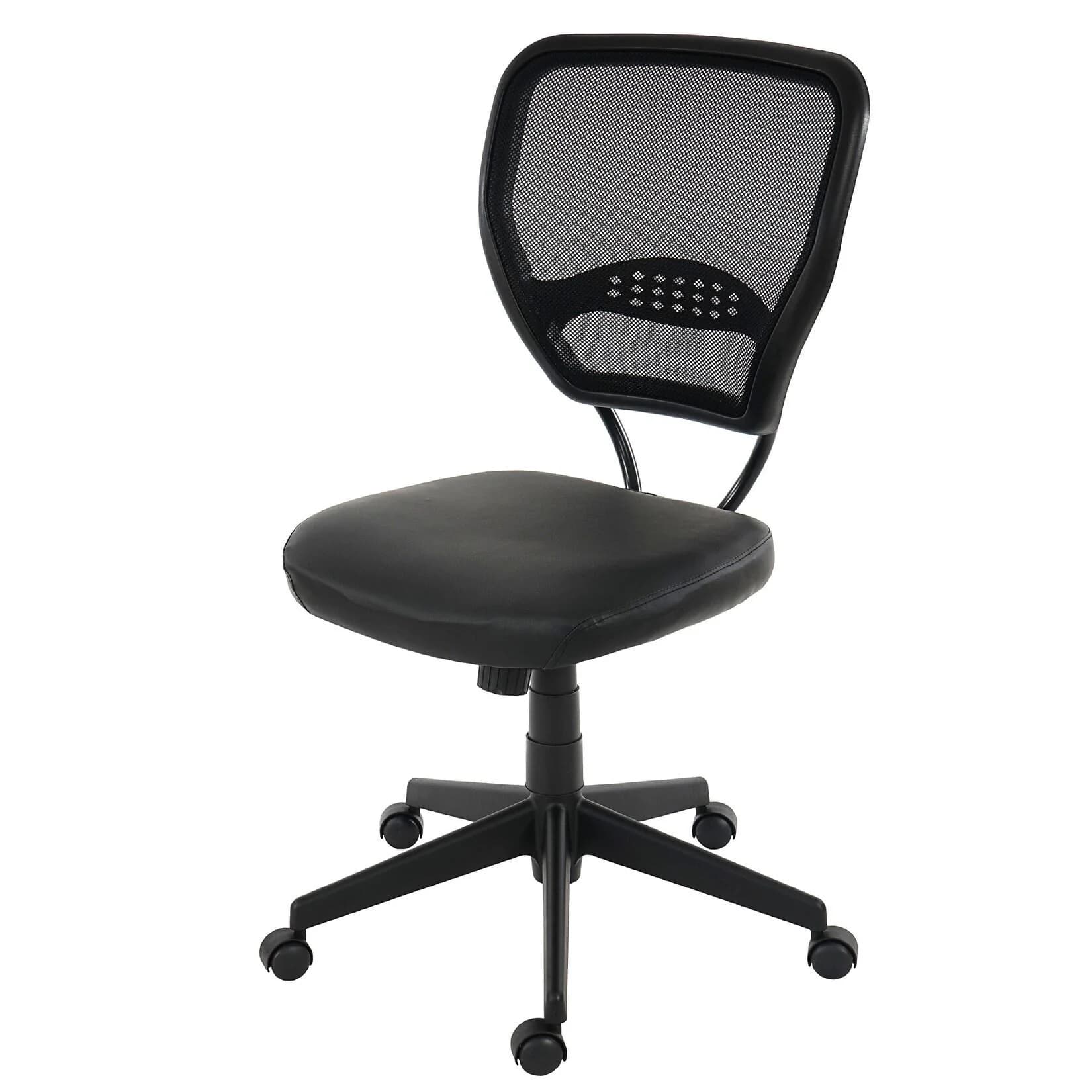MCW Profi-Bürostuhl Chicago Chefsessel Drehstuhl Kunstleder Schwarz