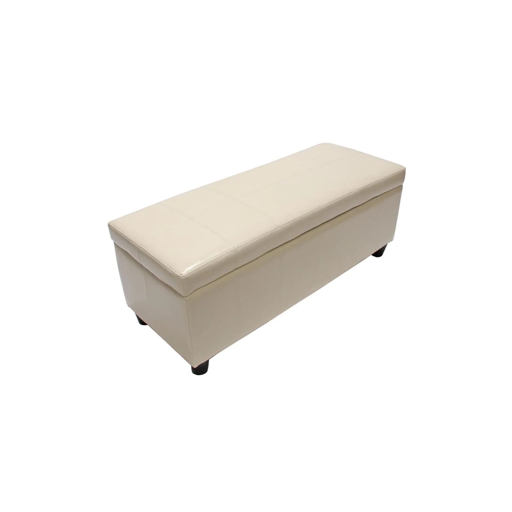 MCW Sitzbank Arezzo mit Stauraum Creme Leder