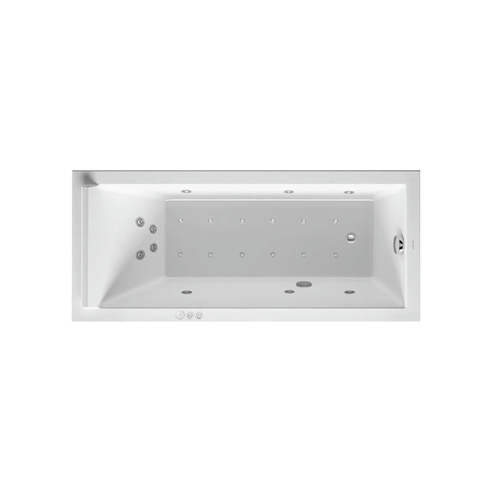 Duravit Starck Whirlwanne 1600x700 mm Weiß Combi-System P